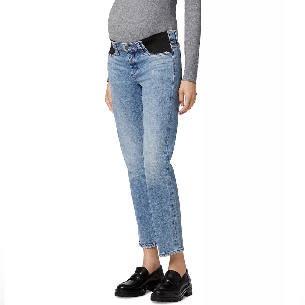 Joe's Jeans Light Blue Ankle Crop Maternity Jeans